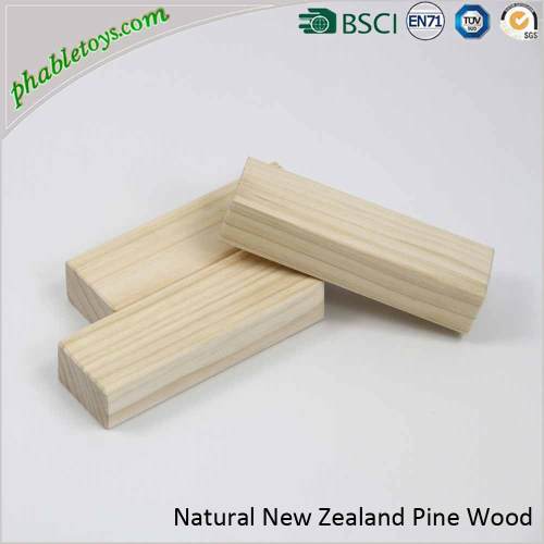 Giant Natural Pine Wooden Jenga Games / Wooden Blocks Stacking Games Set