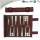 Classic Roll Up Suede Leather Reise Travel Backgammon Board Games Sets
