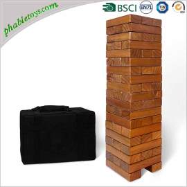 Giant Stained Pine Wooden Tumble / Tumbling Toppling Tower / Timbers