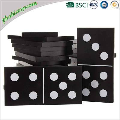 Custom Mexican Giant Colorful Wooden Domino Game Set For Garden Lawn Games