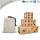 Phable Classic 6 Pack 3.5" Giant Large Outdoor Pine Wooden Yard Lawn Dice Games Set