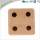 Phable Classic 6 Pack 3.5" Giant Large Outdoor Pine Wooden Yard Lawn Dice Games Set
