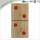 28 Pieces Extra Large Outdoor Pine Wooden Yard Lawn Domino / Dominoes Game Set