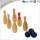 Wooden Yard Garden Lawn Throwing Bowling Games Set / Wooden Skittles Games