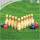 Wooden Yard Garden Lawn Throwing Bowling Games Set / Wooden Skittles Games