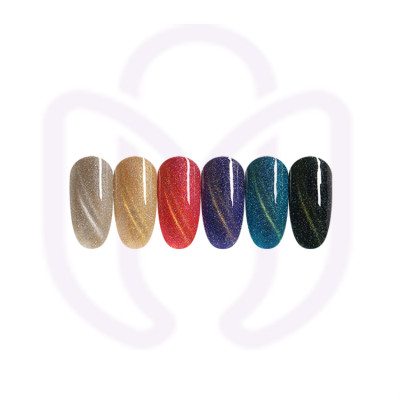 RAINBOW CAT EYE healthy gel nail polish enrich nail colours