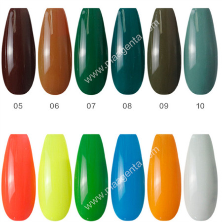 TEMPERATURE-CHANGING GEL creative nail colours gel polish