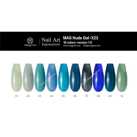 COLOUR GEL MAG Solid Color Gel Collection-X23
