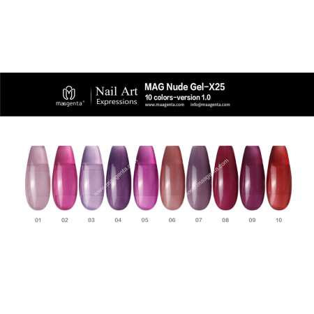 COLOUR GEL MAG Solid Color Gel Collection-X25