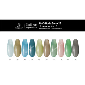 COLOUR GEL MAG Solid Color Gel Collection-X26