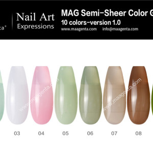 COLOUR GEL MAG Solid Color Gel Collection-X32