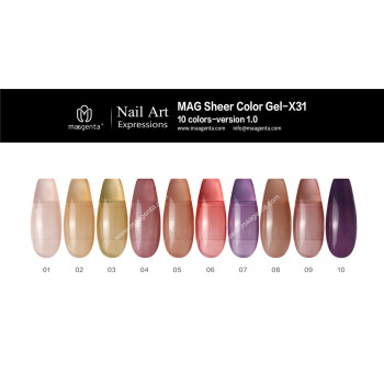 COLOUR GEL MAG Solid Color Gel Collection-X31