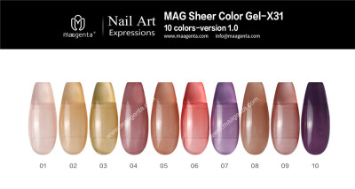 COLOUR GEL MAG Solid Color Gel Collection-X31