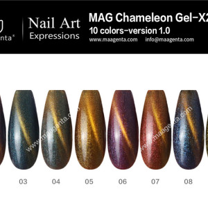 CHAMELEON CAT EYE gel nail polish for creative nail art MAG CHAMELEON CAT EYE-X22