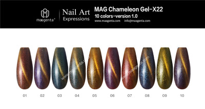 CHAMELEON CAT EYE gel nail polish for creative nail art MAG CHAMELEON CAT EYE-X22