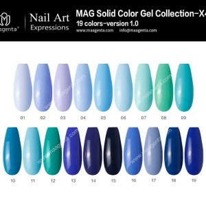 COLOUR GEL MAG Solid Color Gel Collection-X48