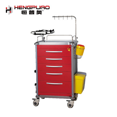 medical furniture supplies nursing use ABS type hospital cart