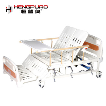 handicapped equipment manual crank medical bed for bedridden patients