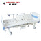 adjustable home care manual crank hospital bed with toilet for elder