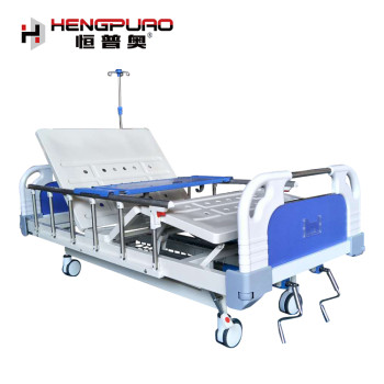 factory price medical furniture two cranks metal hospital beds for sale