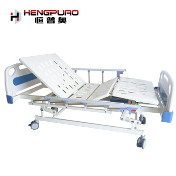 medical furniture adjustable nursing 3 functions manual hospital bed for patient