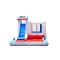 DD63001  Giant Children inflatable Bounce House Shark Inflatable  Water Slide with Pool