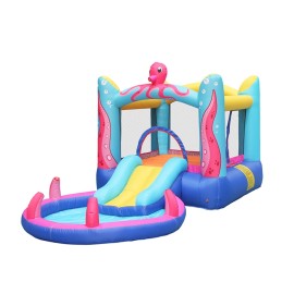 DD63104 Air Slide Bouncy Water Kids Nylon Inflatable Castle Jumping Bouncer with Pool