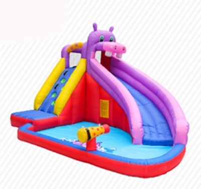 DD63100  Customization Cheap Price Inflatable Fabric PVC Inflatable Hippo Slide Supplier in China