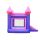 NT-62023 Inflatable small home used Bounce Castle House Kids Party Bouncy House with Air Blower