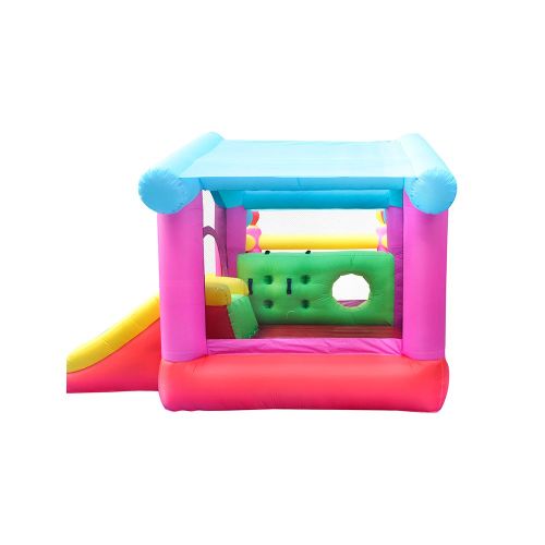 NT-62055 Inflatable home use pink Bounce Castle House Kids Party Bouncy House with Air Blower