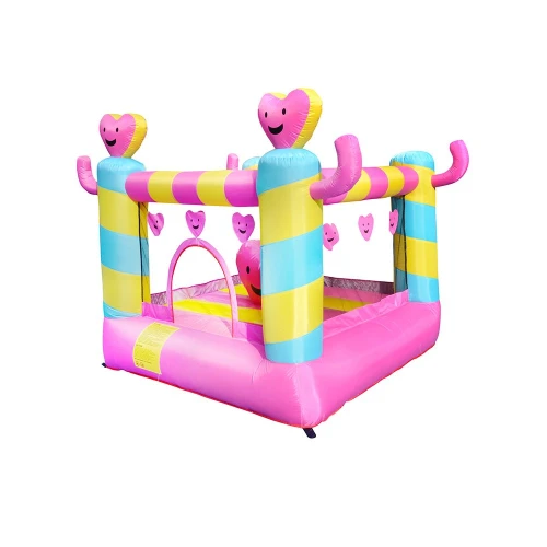 NT-62096 Inflatable Heart  Bounce Castle House Kids Party Bouncy House with Air Blower
