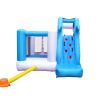 NT-63001B Inflatable Shark Bounce Slide House Jumper Water Slide Park Combo for Kids Outdoor Party