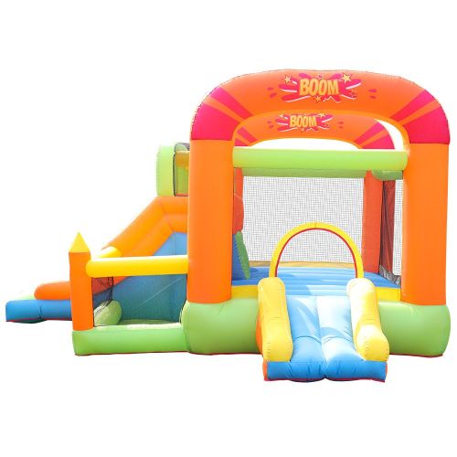 NT-62115 Inflatable Bounce Castle House Kids Party Bouncy House Slide with Air Blower