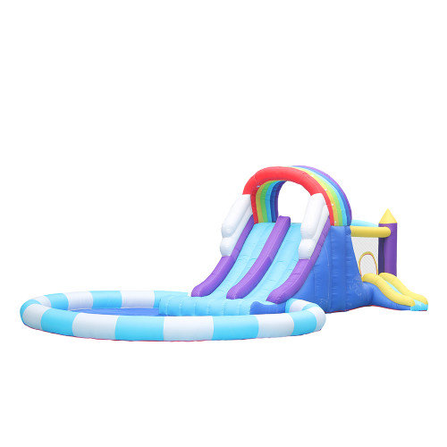 NT-63102 Inflatable Bounce Slide House Jumper Water Slide Park Combo for Kids Outdoor Party