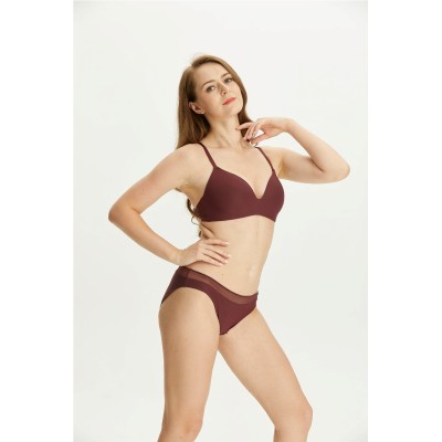 OEM/ODM for European & American Lingerie Brand Microfiber Bra Wireless Basic Set Good Quality Quick Sampling Manufacturer