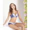 Prined Lace Thin Cup Bra set