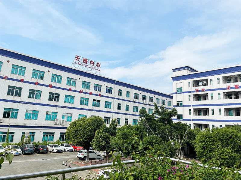 Tianjie Lingerie plant exterior with loading area