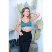 Invisible light control sports seamless bonding bra