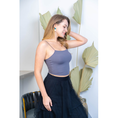 Smooth finish invisible seamless bonding cami