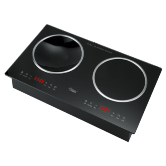 Double head induction cooker