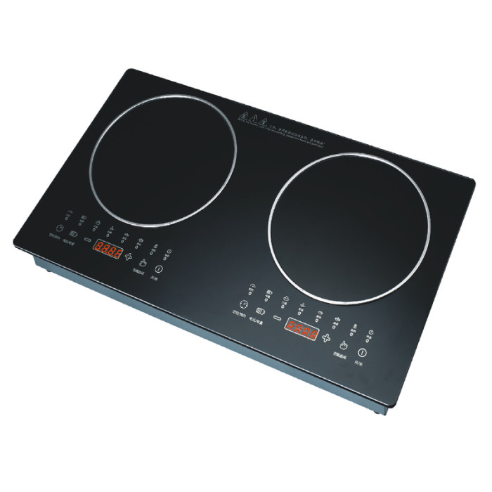 Double head induction cooker