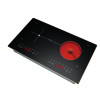 Double head voice control induction cooker