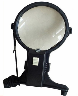 ALK-209  Large Screen Neck Mounted Hands-free Magnifier Chest Supporting Magnifying glass