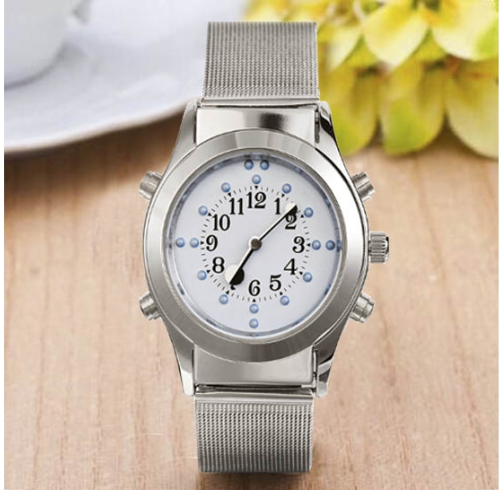 ALK-9989  Talking Watch Voice Guide Talking Tactile Watch – Effortless Timekeeping at Your Fingertips