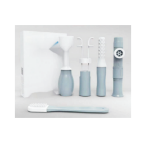 Oral muscle training kit for old people