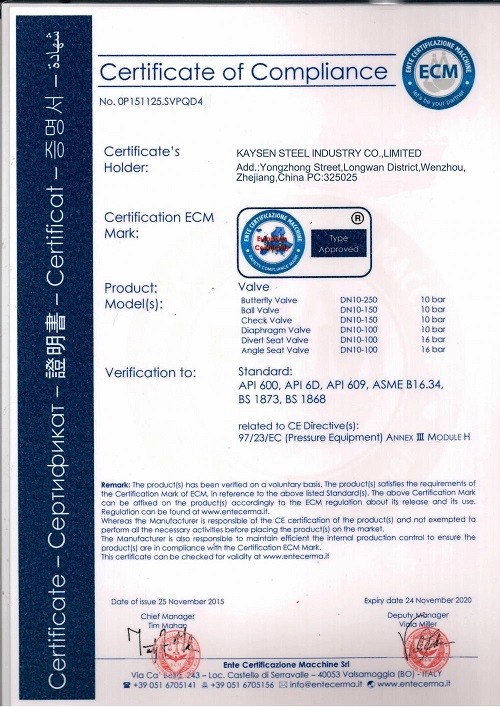 Certificate of Compliance