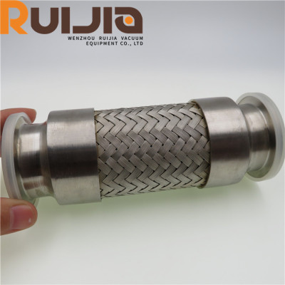 KF Braided bellows vacuum flexbile hose KF16-KF50 SS304/316L