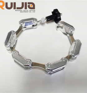 Abrazadera de cadena con brida de vacío KF KF16-KF63