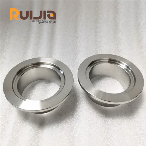 KF Half Nipple Short Stainless Steel KF15-KF50 Vacuum   Flanges Fittings Nipples Wholesale China