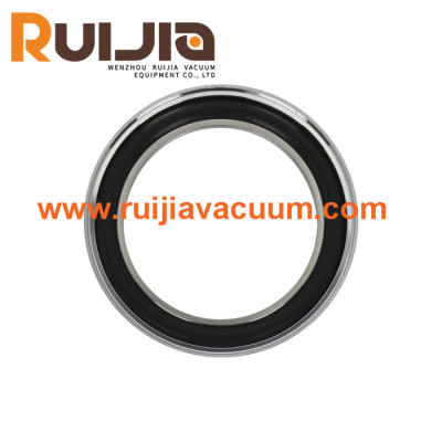 KF Vacuum centering Ring with outing ring &O'ring,Stainless steel,Seal material Viton,Silicone,Buna-N   seal